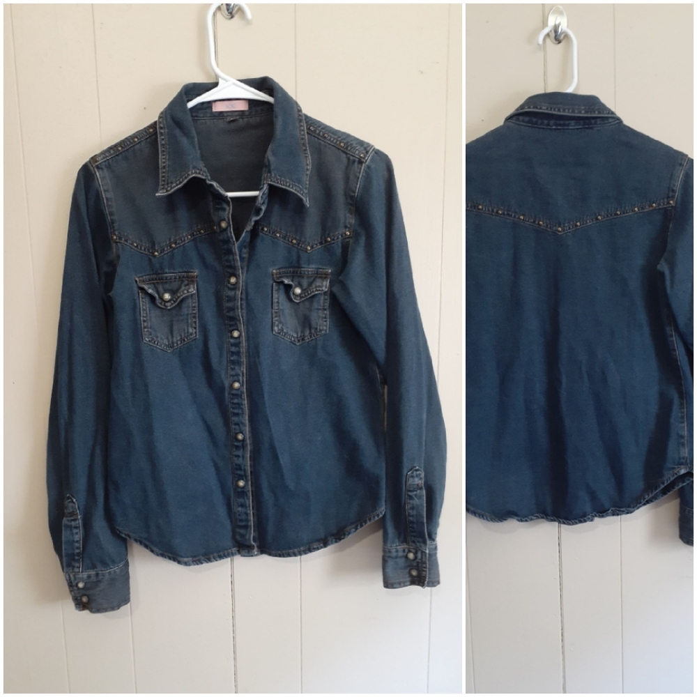 Forever 21 denim Jean jacket small vintage feel
